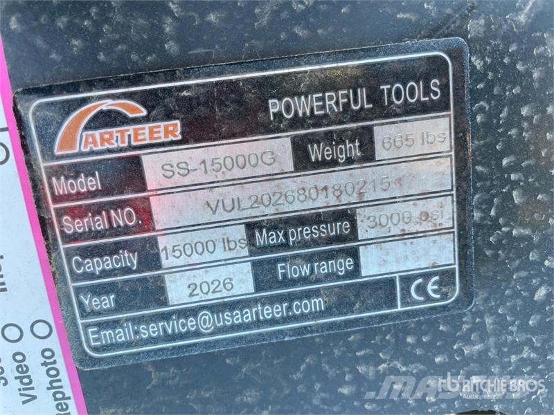 Arteer SS-15000G 15000 lb Skid Steer Logging Winch (Unuse Other components