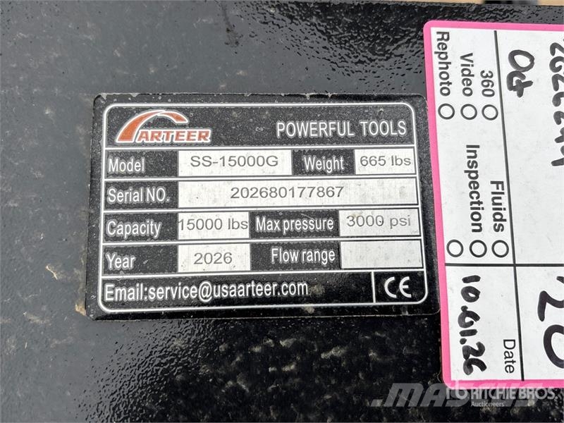 Arteer SS-15000G 15000 lb Skid Steer Logging Winch (Unuse Други компоненти
