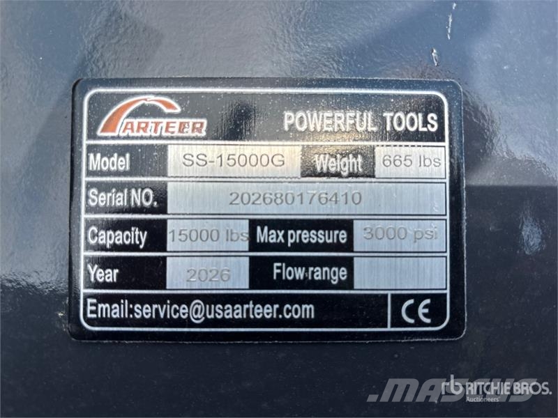 Arteer SS-15000G 15000 lb Skid Steer Logging Winch (Unuse Other components