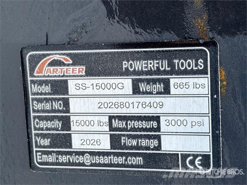 Arteer SS-15000G 15000 lb Skid Steer Logging Winch (Unuse Other components