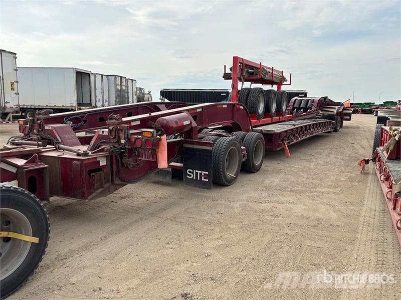 Aspen 16-Wheel Removable Gooseneck Lowboy Trailer Plataformas bajas