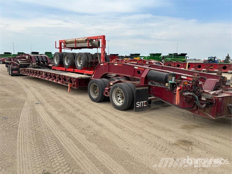 Aspen 16-Wheel Removable Gooseneck Lowboy Trailer Plataformas bajas