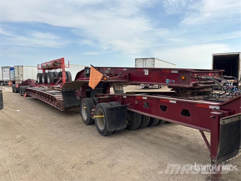 Aspen 16-Wheel Removable Gooseneck Lowboy Trailer Plataformas bajas