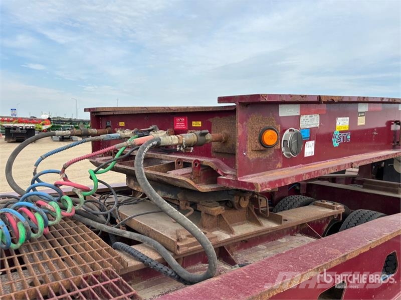 Aspen 16-Wheel Removable Gooseneck Lowboy Trailer Plataformas bajas