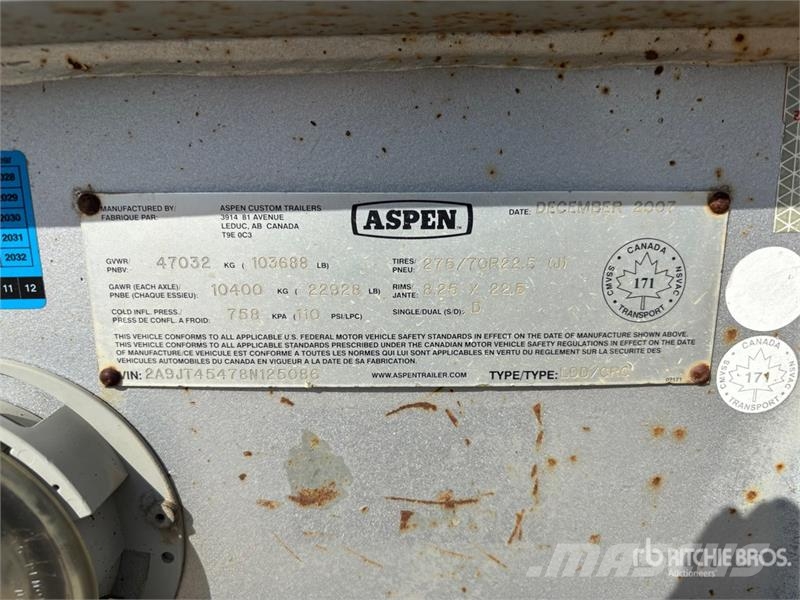 Aspen 41600 kg 16-Wheel Heavy-Haul Jeep Andere Anhänger