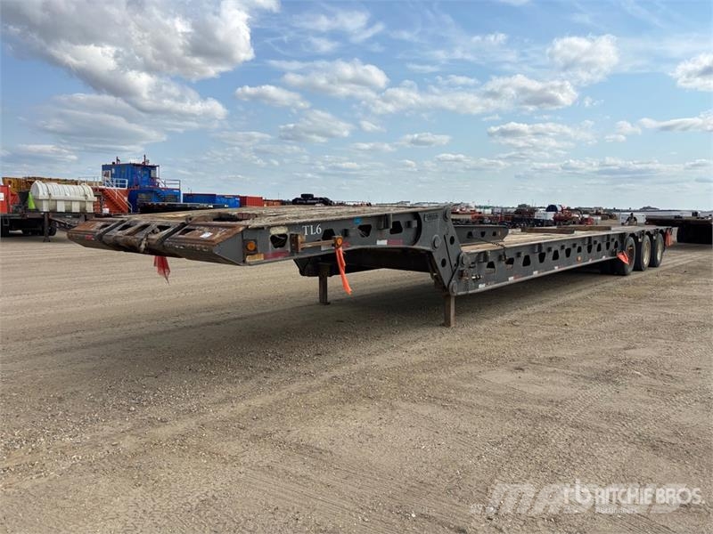 Aspen 53 ft Tri/A Folding Neck Trailer ローローダー