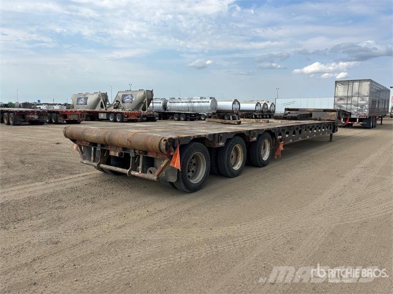 Aspen 53 ft Tri/A Folding Neck Trailer ローローダー