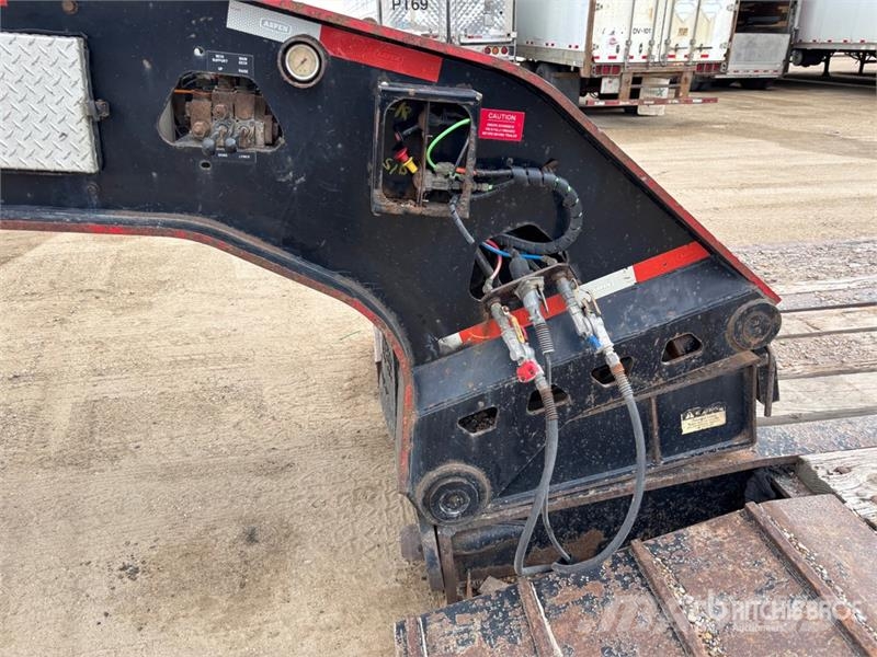 Aspen 55 ton Tri/A Removable Gooseneck Lowboy Trailer Tieflader