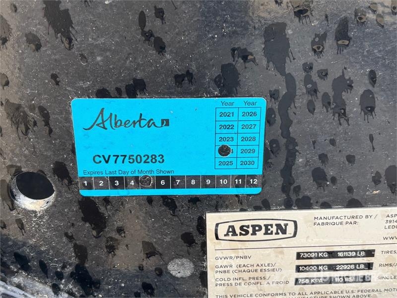 Aspen 65 ton Tri/A Removable Gooseneck Lowboy Trailer (U Nizki nakladalci