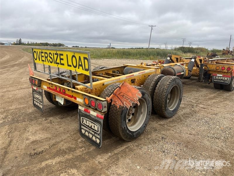 Aspen E Series 70 ton Tri/A Removable Gooseneck Lowboy T Nizki nakladalci