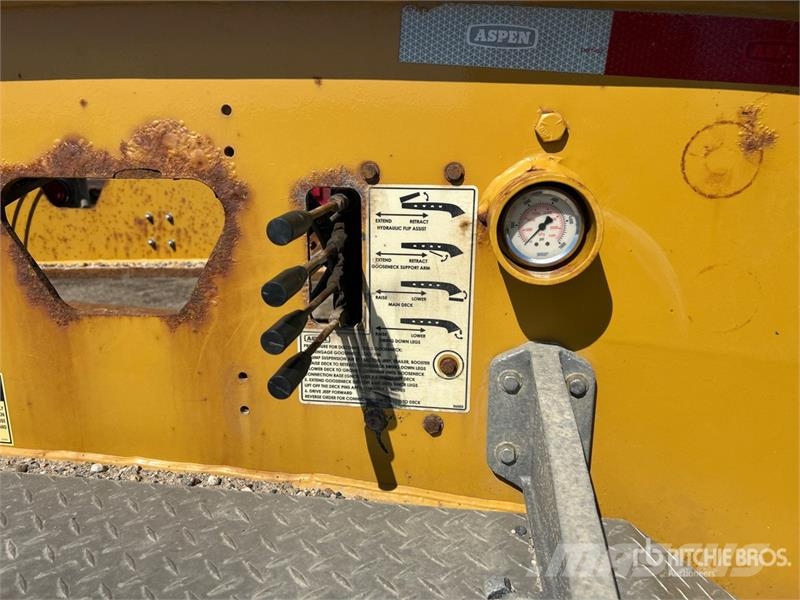 Aspen E Series Tri/A Removable Gooseneck Lowboy Trailer Niski utovarivači