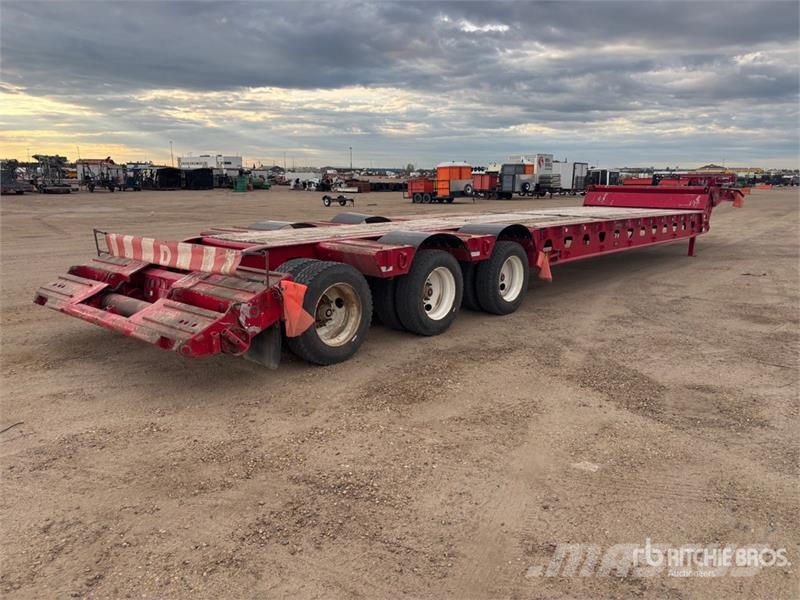 Aspen FG40-3 40 ton 53 ft Tri/A Folding Neck Trailer 平板拖车