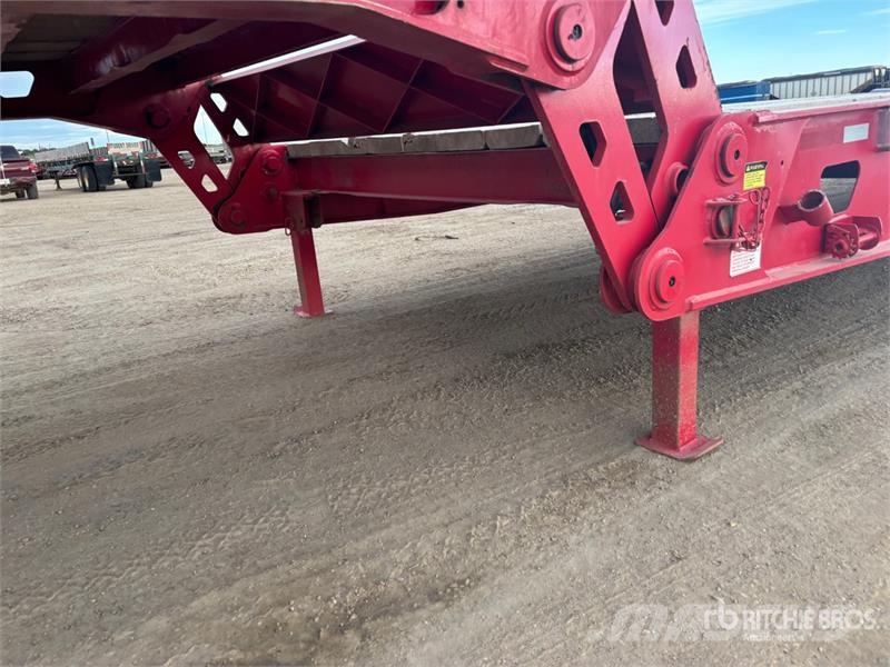 Aspen FG40-3 40 ton 53 ft Tri/A Folding Neck Trailer 平板拖车