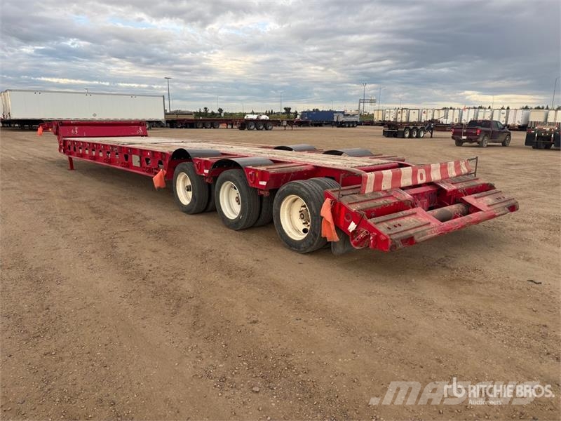 Aspen FG40-3 40 ton 53 ft Tri/A Folding Neck Trailer 平板拖车