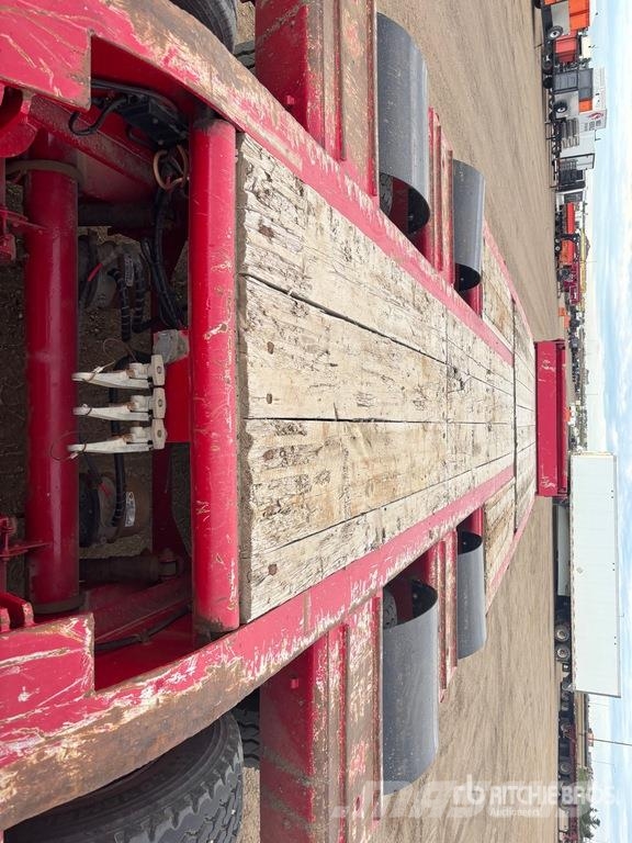Aspen FG40-3 40 ton 53 ft Tri/A Folding Neck Trailer 平板拖车