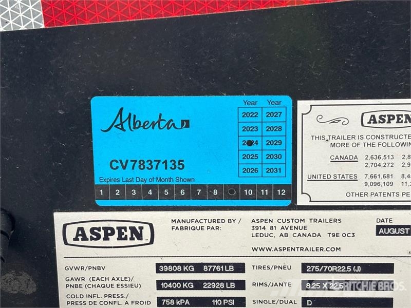 Aspen JT40-2 その他トレーラー