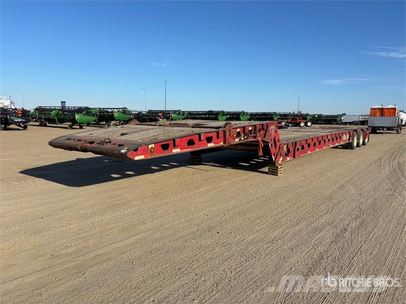 Aspen LB60 64 ft 24-Wheel Folding Neck Trailer 平板拖车