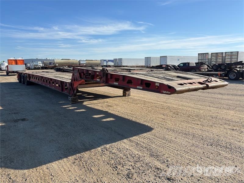 Aspen LB60 64 ft 24-Wheel Folding Neck Trailer 平板拖车