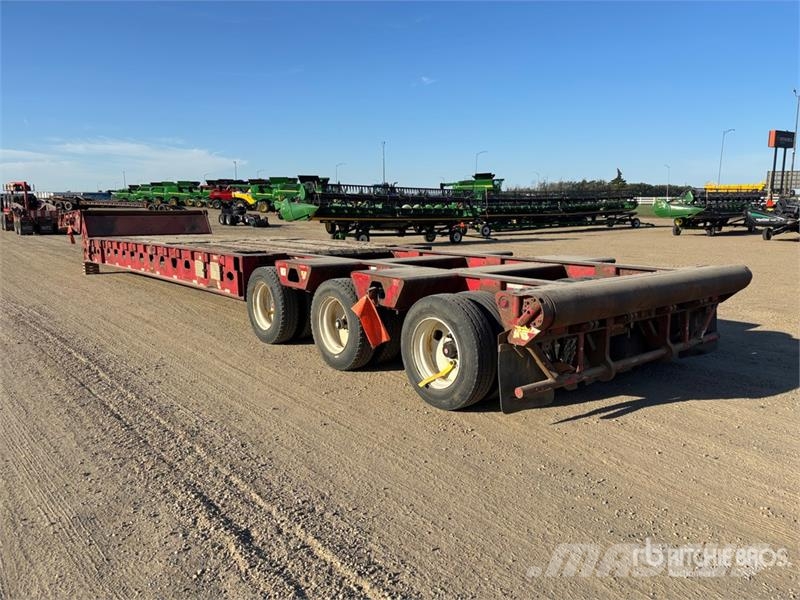 Aspen LB60 64 ft 24-Wheel Folding Neck Trailer 平板拖车