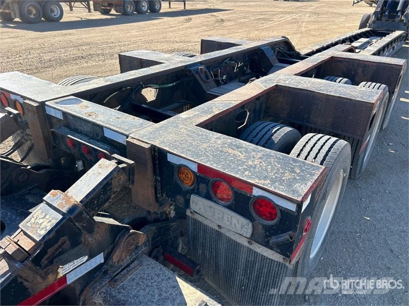 Aspen Tri/A Beam 3 3 2 Combination Lowboy Trailer Zemie treileri