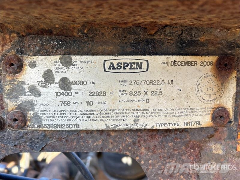 Aspen Tri/A Beam Lowboy Trailer Низкорамные прицепы