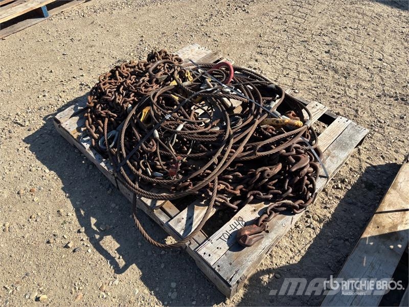 Assorted Chains and cable Sling Piezas y equipos para grúas