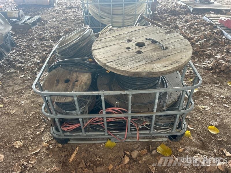 Assorted Electrical Cable, Wire and Reels Andre komponenter