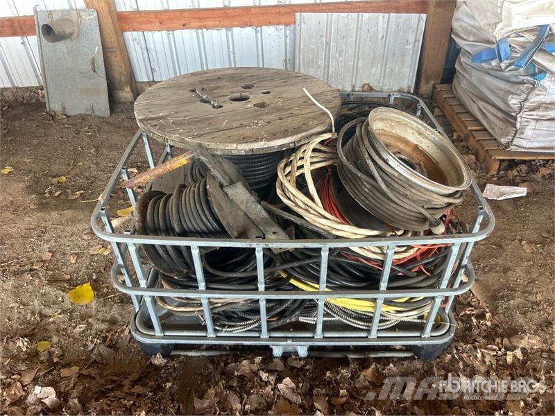 Assorted Electrical Cable, Wire and Reels Andre komponenter