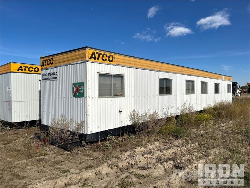 Atco 54 ft x 10 ft Skid-Mounted Mobile Camp Bivalni kontejnerji