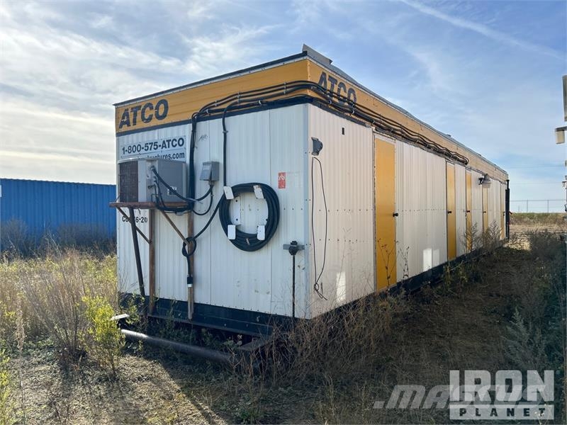 Atco 54 ft x 10 ft Skid-Mounted Mobile Camp Bivalni kontejnerji