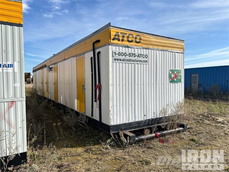 Atco 54 ft x 10 ft Skid-Mounted Mobile Camp Bivalni kontejnerji
