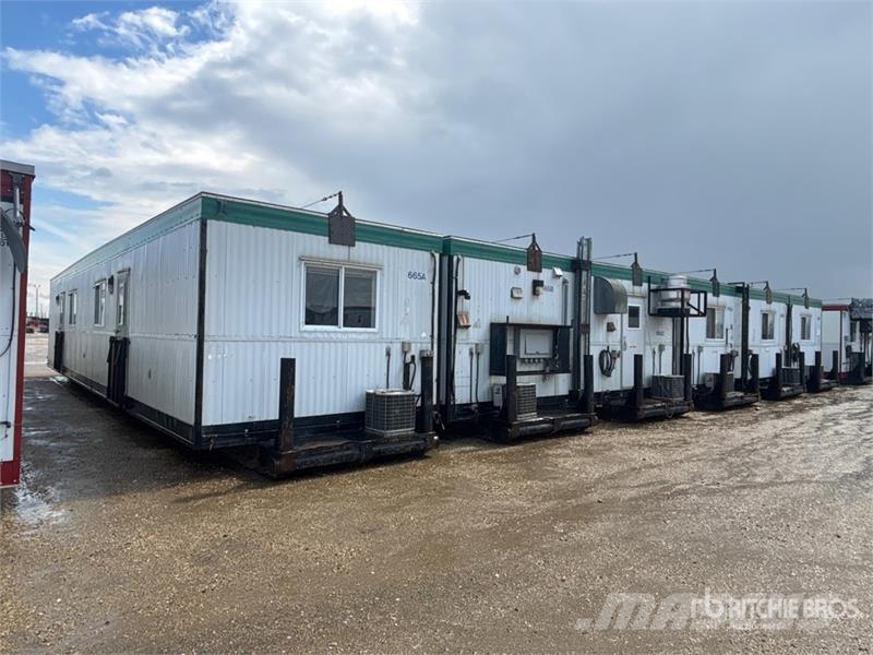 Atco 6 Unit 54 ft 27 Person Skid-Mounted Mobile Camp Építőipari barakkok