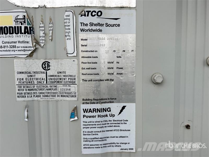 Atco 60 ft x 12 ft Skid-Mounted Mobile Office Diger