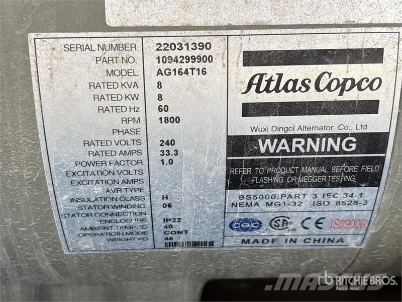 Atlas Copco HiLight V4 W 8 kW Light Tower Lichtmasten