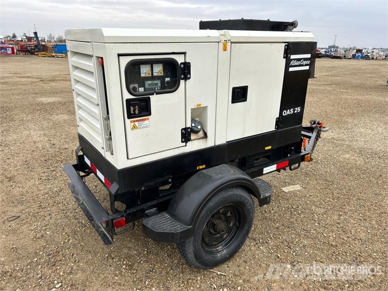 Atlas Copco QAS25 28 kW Mobile Generator Set Dizel Jeneratörler