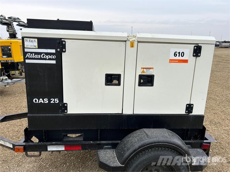 Atlas Copco QAS25 28 kW Mobile Generator Set Dizel Jeneratörler