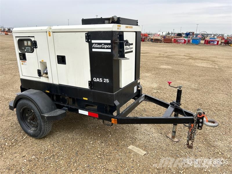 Atlas Copco QAS25 28 kW Mobile Generator Set Dizel Jeneratörler