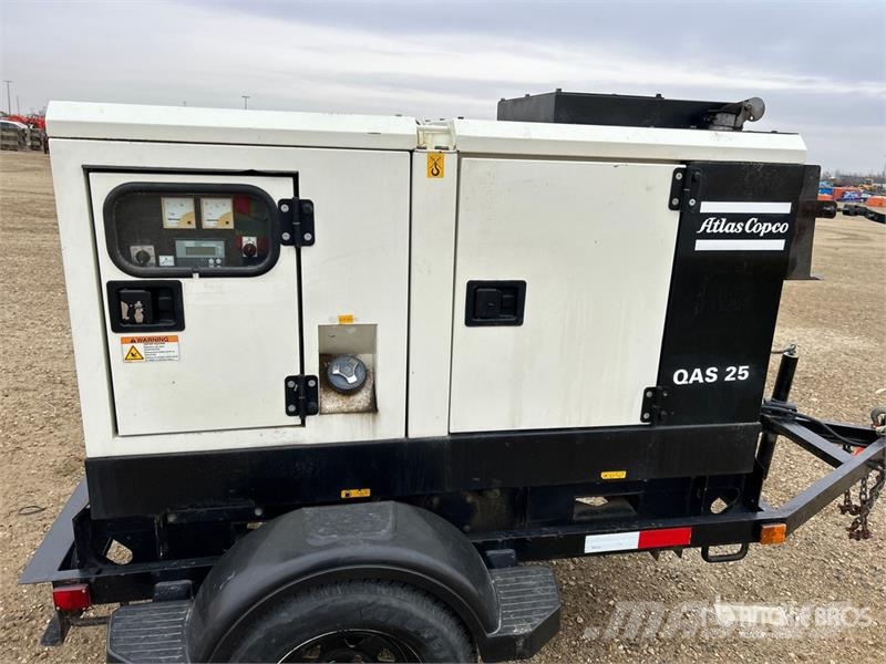 Atlas Copco QAS25 28 kW Mobile Generator Set Dizel Jeneratörler