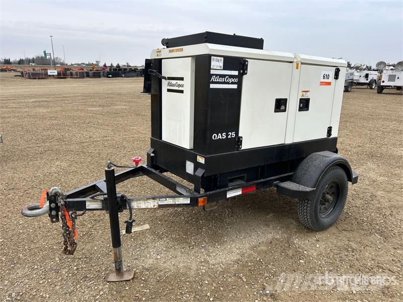 Atlas Copco QAS25 28 kW Mobile Generator Set Dizel Jeneratörler