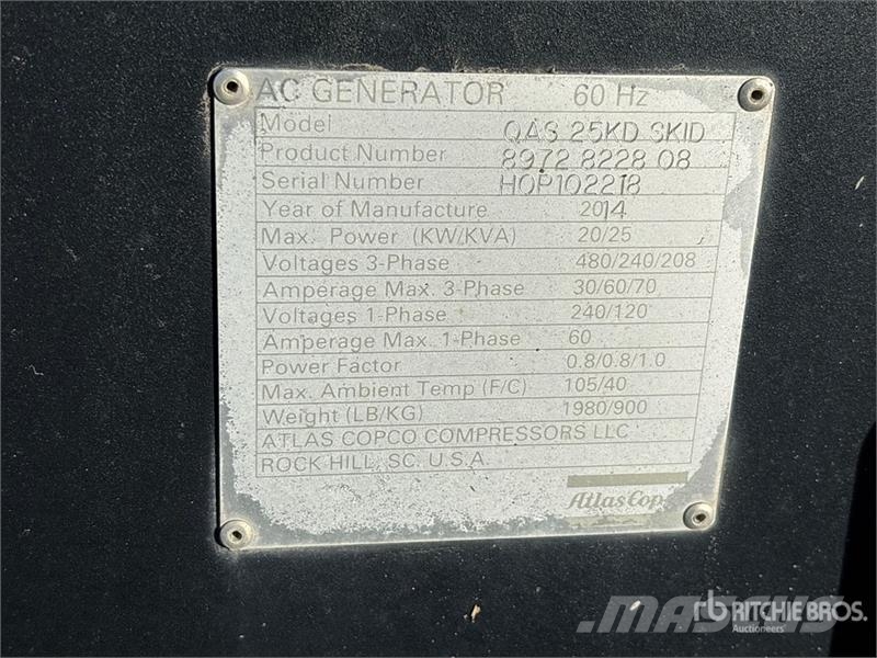 Atlas Copco QAS25KD Diesel Generatoren
