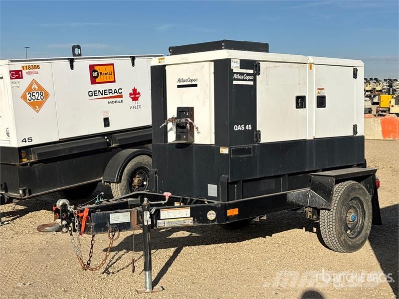 Atlas Copco QAS45 35 kW Mobile Generator Set مولدات ديزل