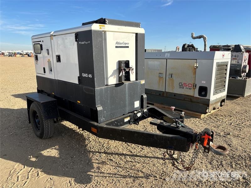 Atlas Copco QAS45 35 kW Mobile Generator Set مولدات ديزل