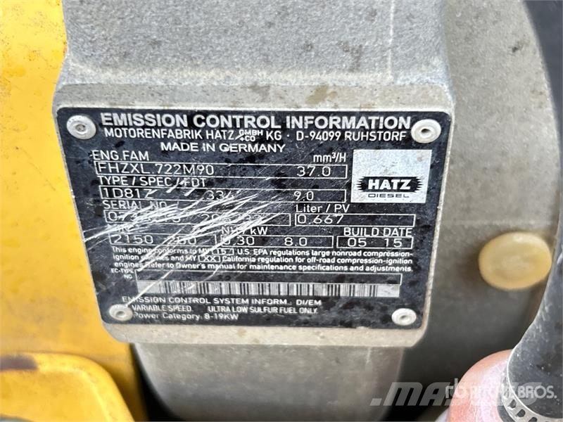 Atlas Copco Supra Vibratory Plate Compactor دكاكات أفقية