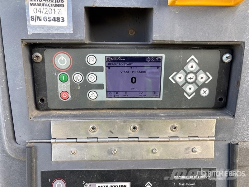 Atlas Copco XATS400 JD 400 cfm Mobile Air Compressor Kompressoren