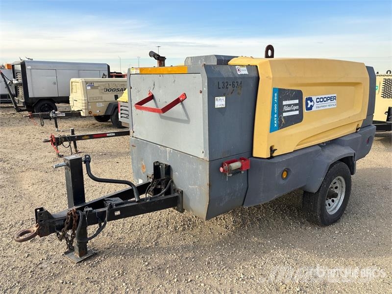 Atlas Copco XATS400 JD 400 cfm Mobile Air Compressor Kompresszorok