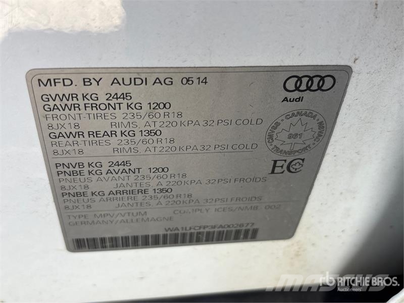 Audi Q5 Automobile Henkilöautot