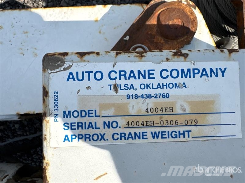 Auto Crane 4004EH Truck Mounted Boom Muud osad