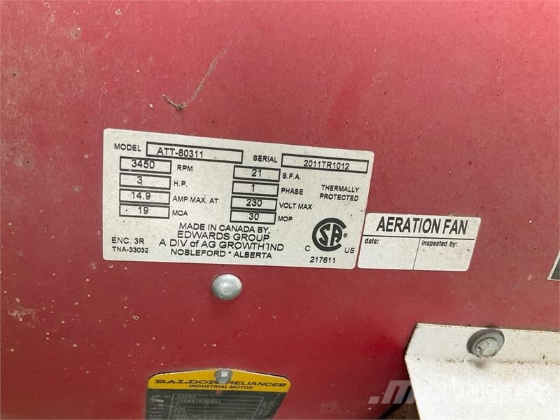 Avonlea Fans ATT-80311 3 hp Aeration Fan Getreidetrocknung