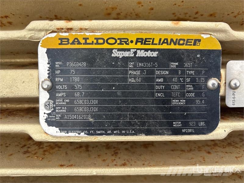 Baldor 75 hp Electric Motor Βιομηχανικοί κινητήρες