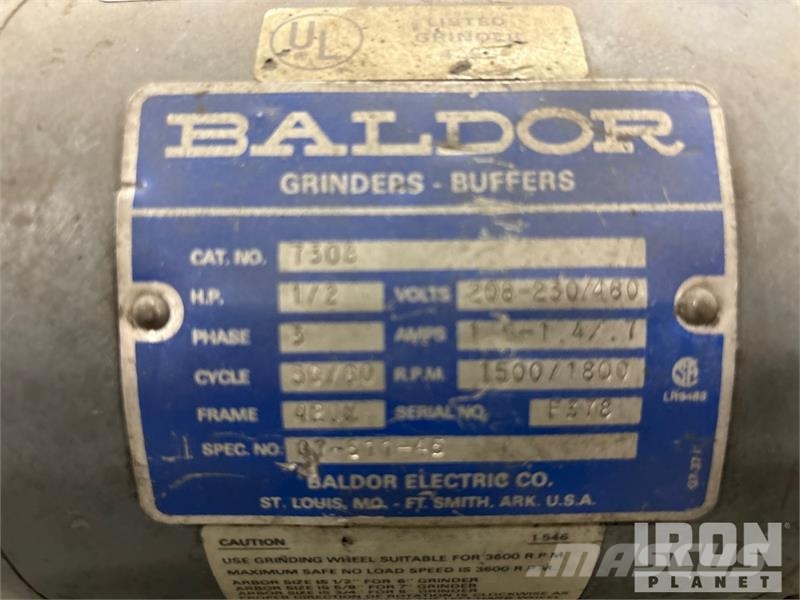 Baldur Electric Bench Grinder with Stand Sonstige Baumaschinen